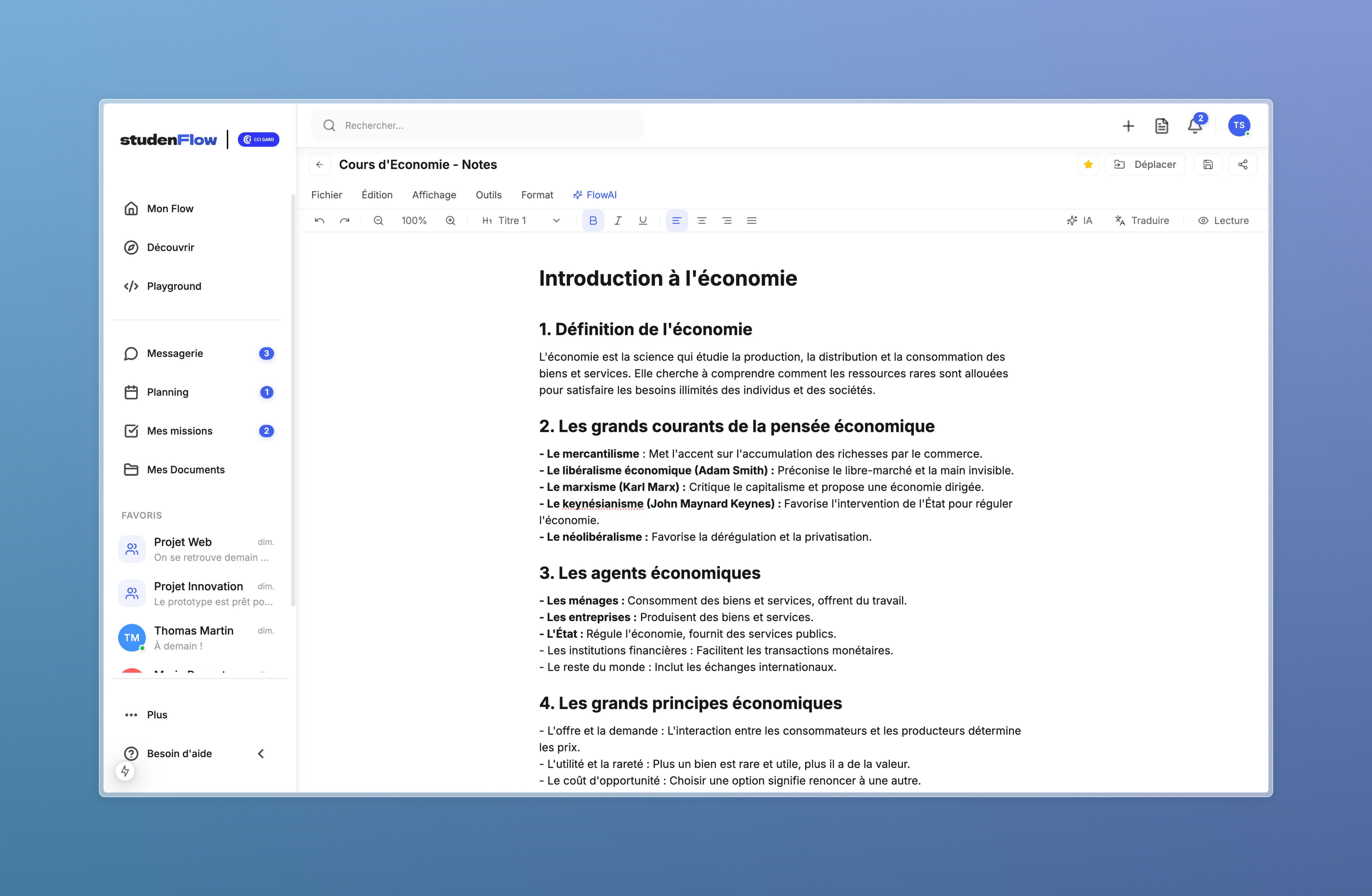 Éditeur de Documents Intelligent