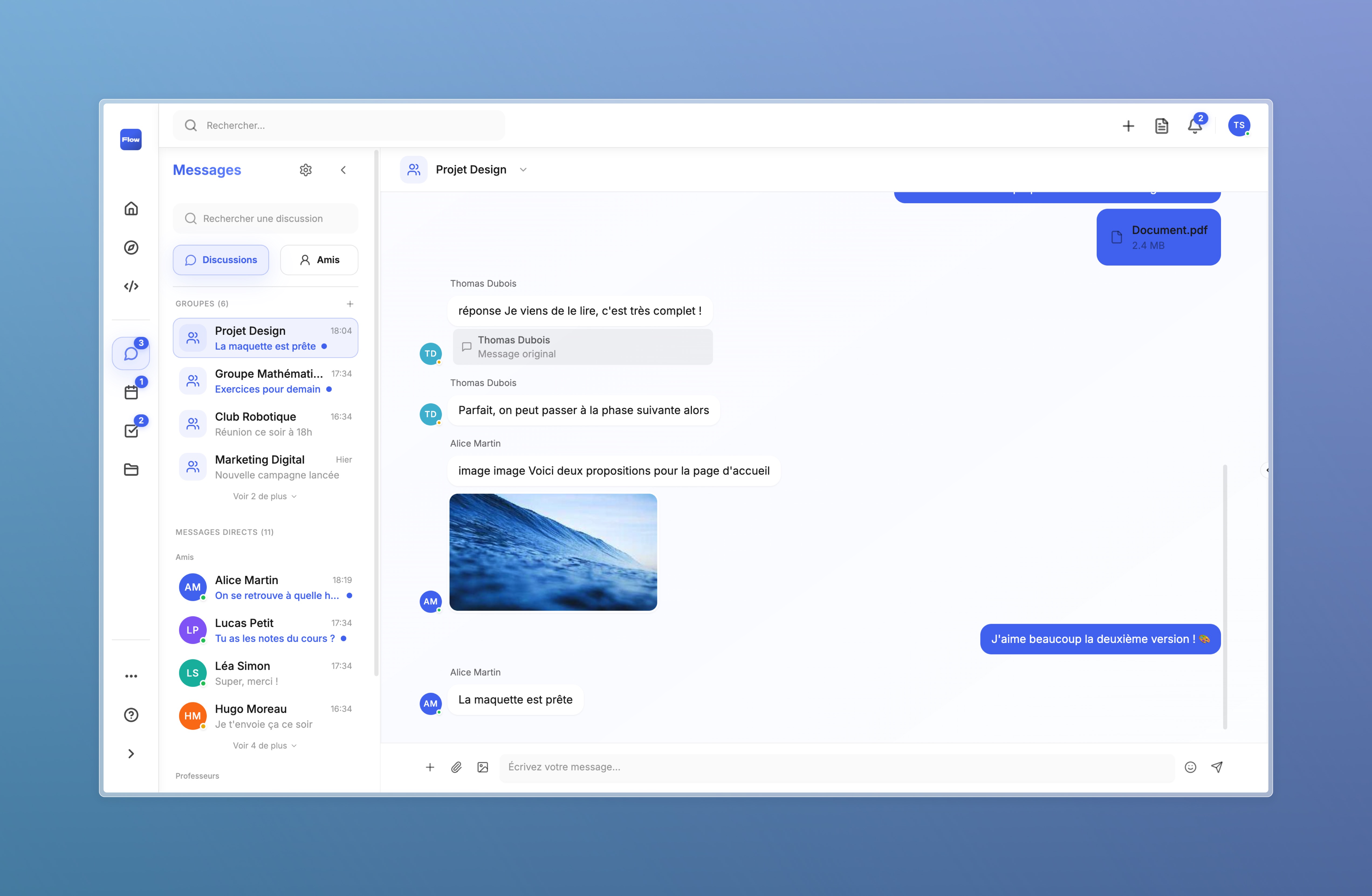 Messagerie Collaborative